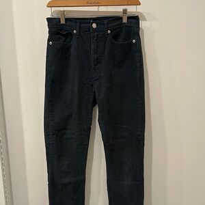 GAP corduroy high rise vintage slim pants